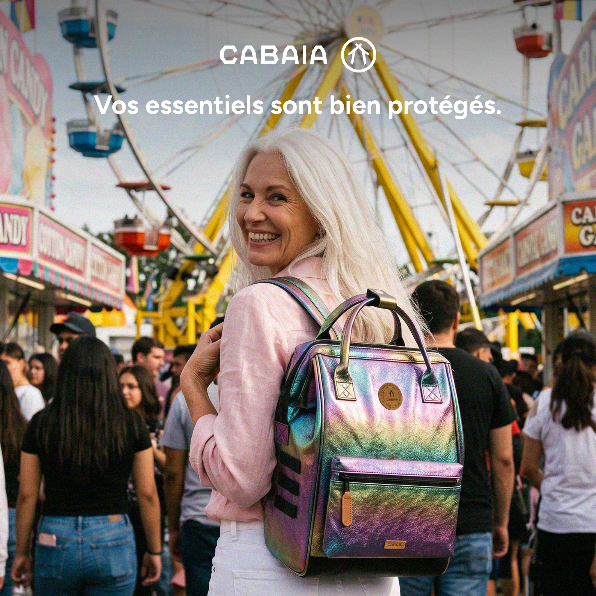 Cabaïa Facebook ad: Le sac à dos CABAIA