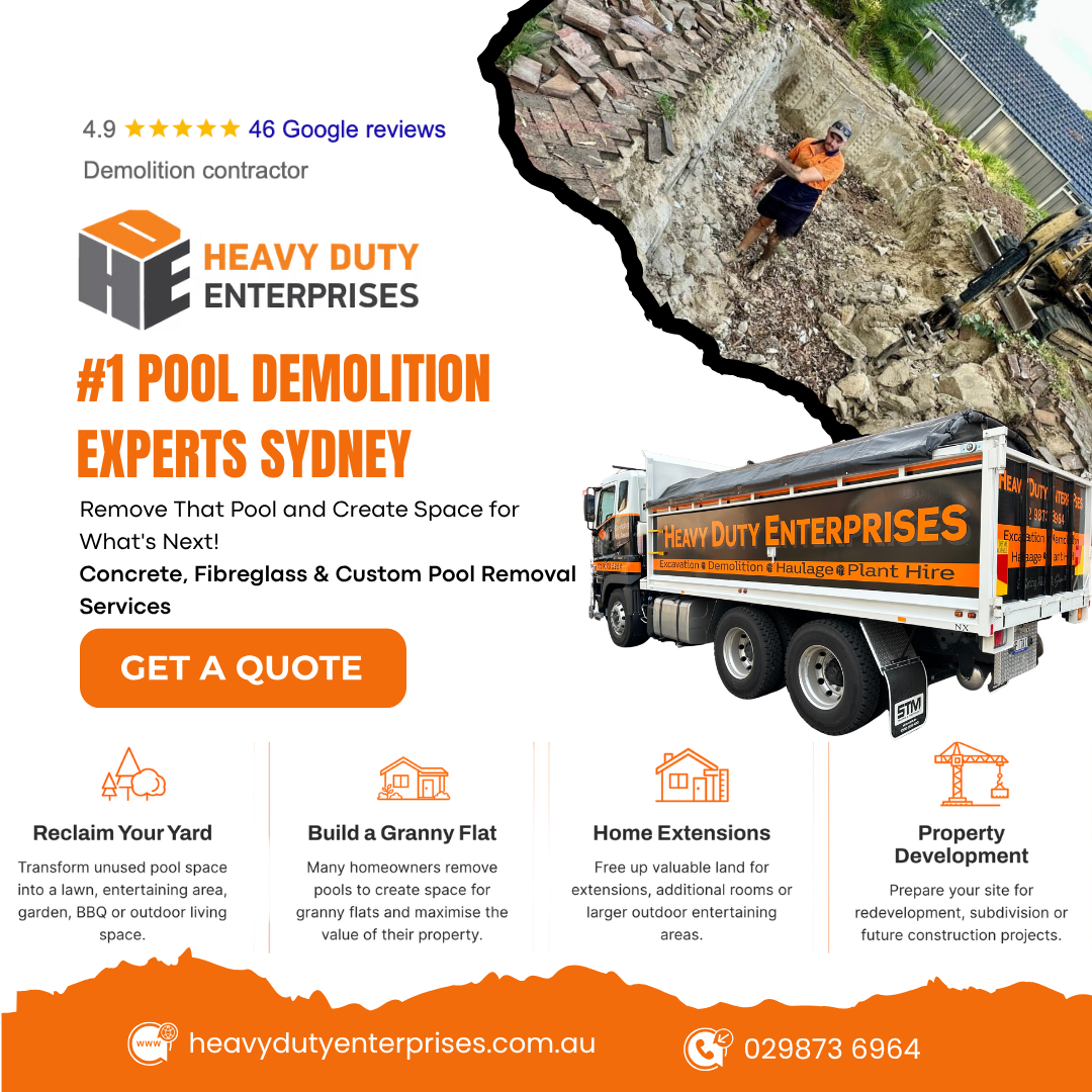 Heavy Duty Enterprises Facebook ad: Ready to Reclaim Your Backyard?
