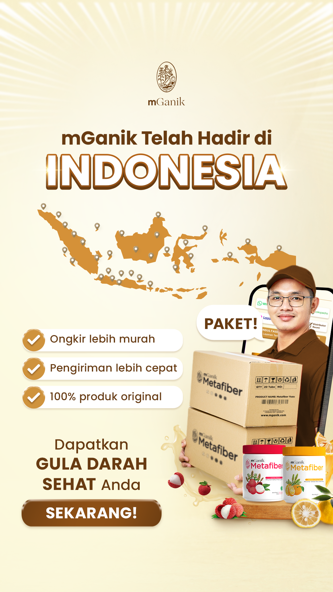 mGanik Metafiber Beli Sekarang Facebook ad from Jul 2, 2026