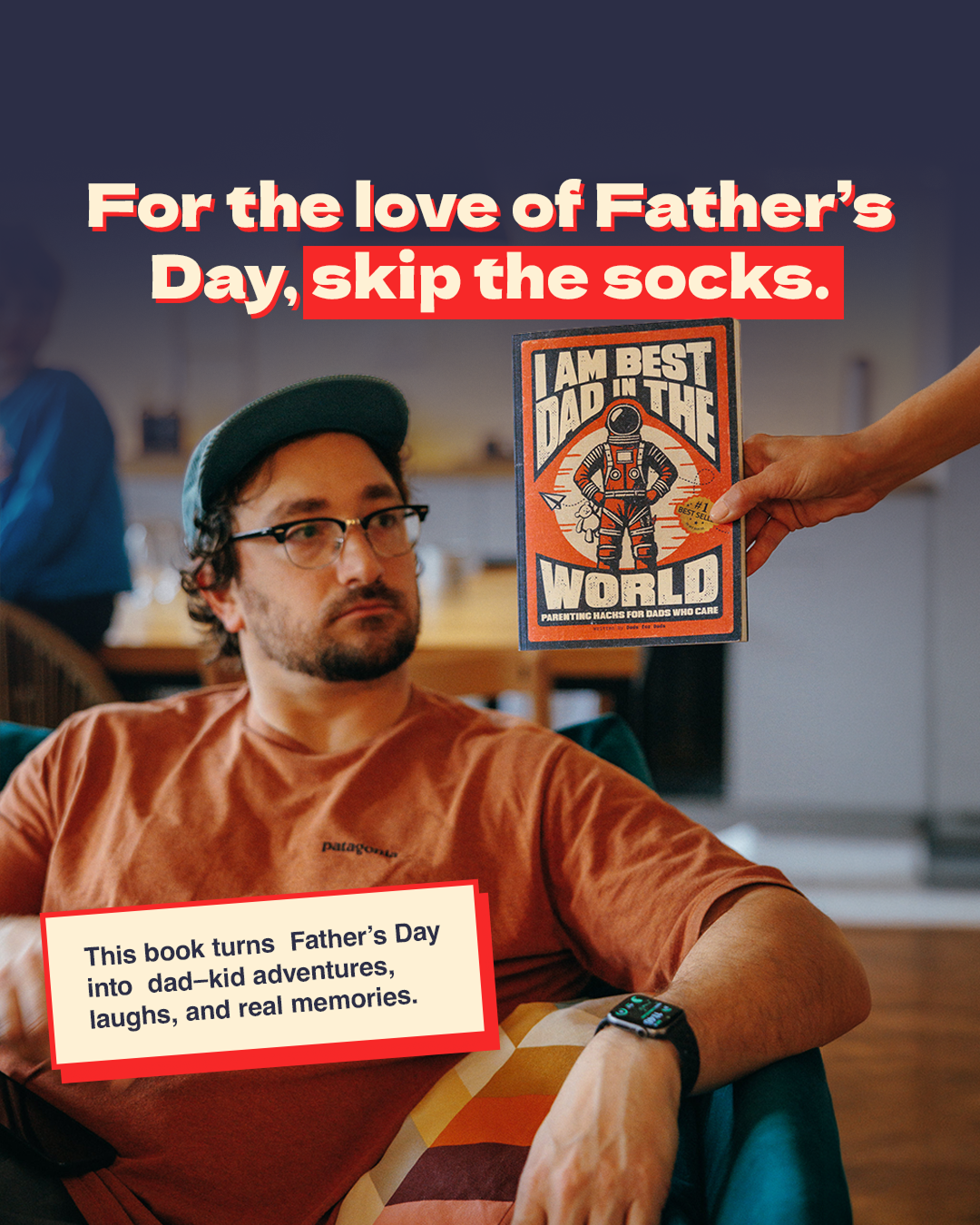 Best Dad Book Facebook ad: The perfect Father's Day Gift