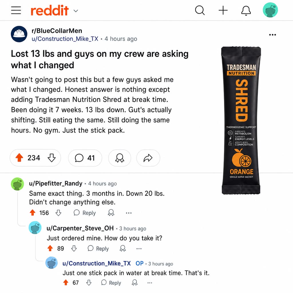 Tradesman Nutrition Facebook ad