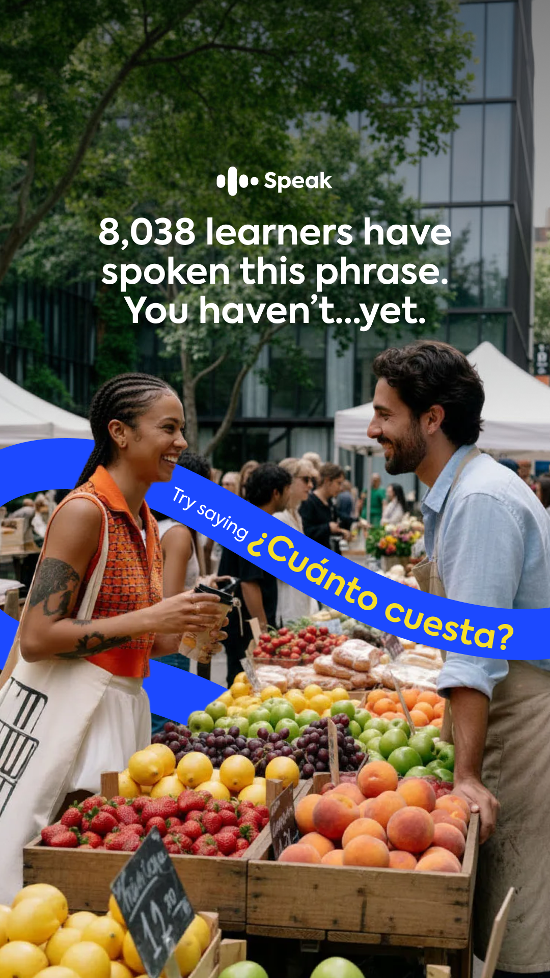 Speak Facebook ad