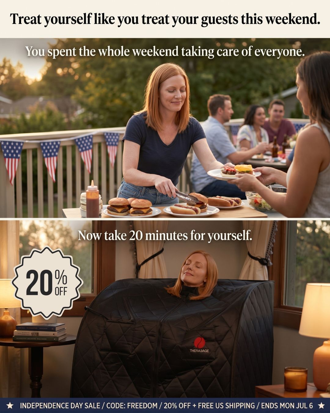 Therasage Facebook ad