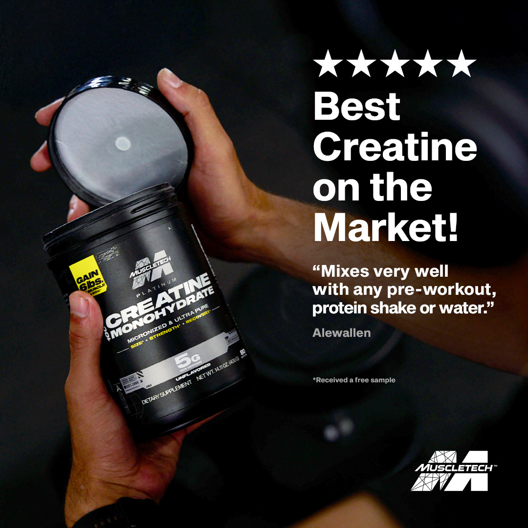 MuscleTech Facebook ad