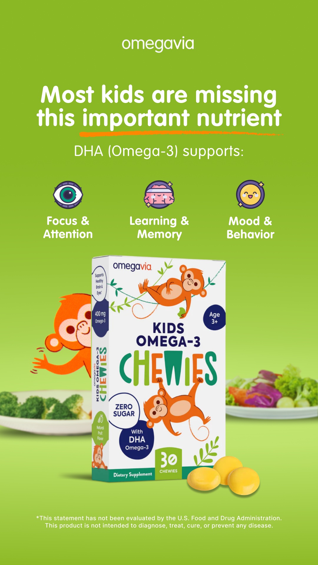 OmegaVia - Ultra Concentrated Omega-3 Facebook ad