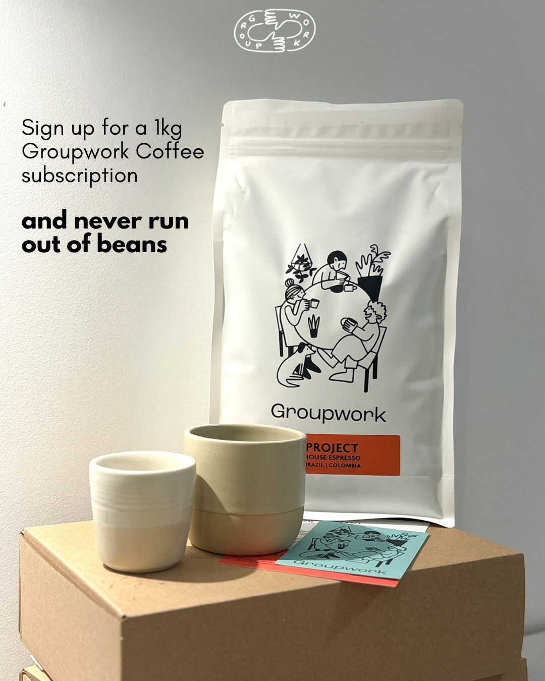 Groupwork Coffee Facebook ad from Jun 10, 2026