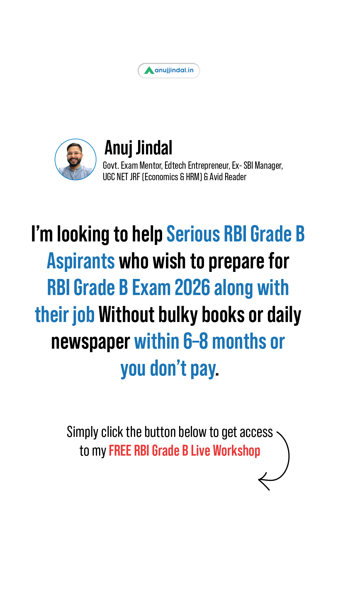 Anujjindal.in Facebook ad