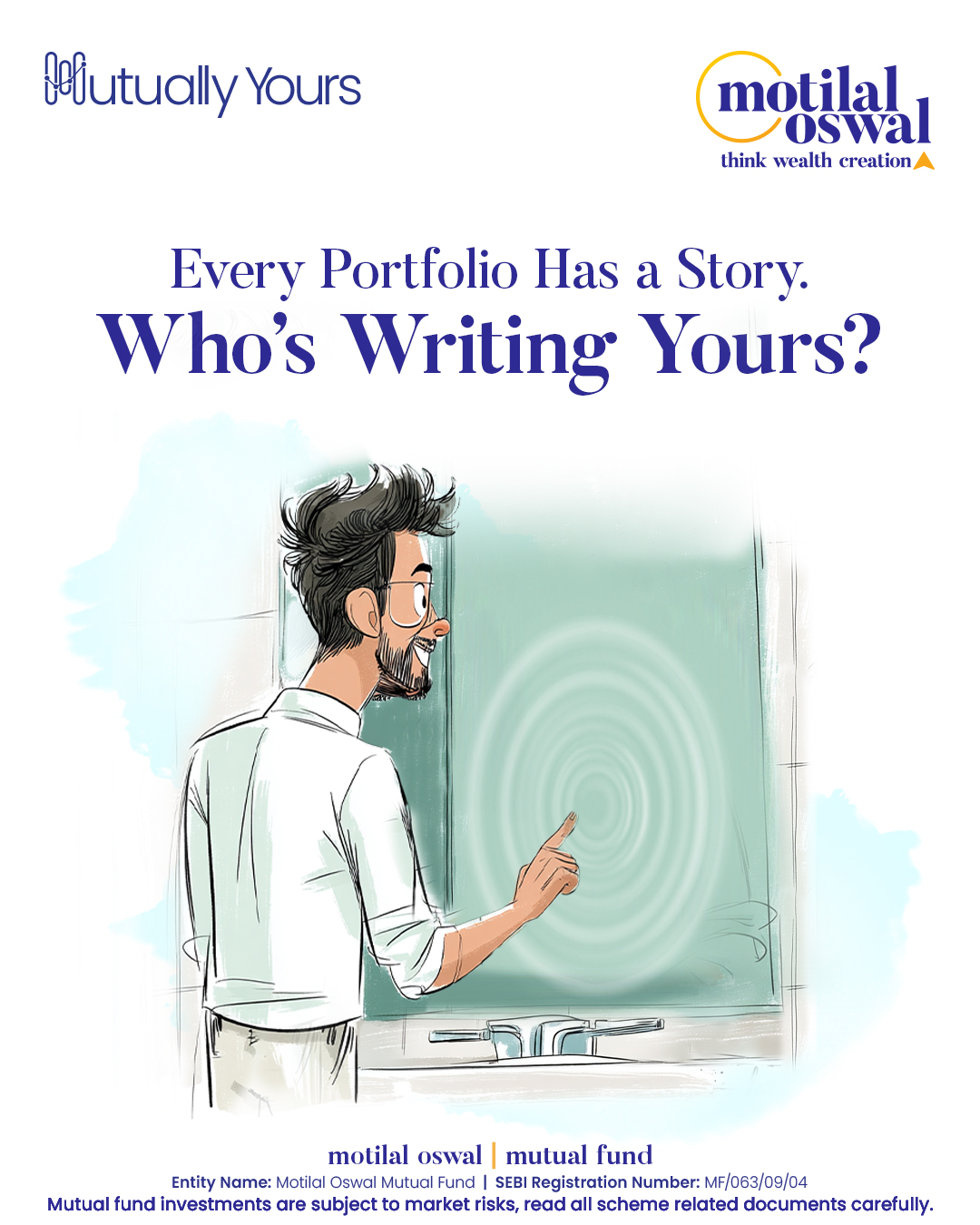 Motilal Oswal Asset Management Company Ltd. Facebook ad: We all seek advice before investing.