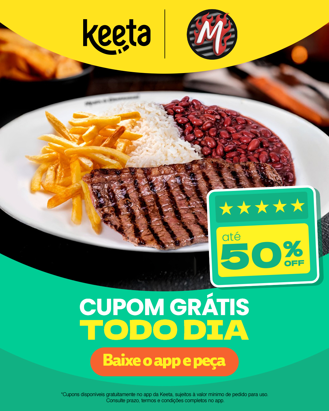 Keeta Brasil Facebook ad