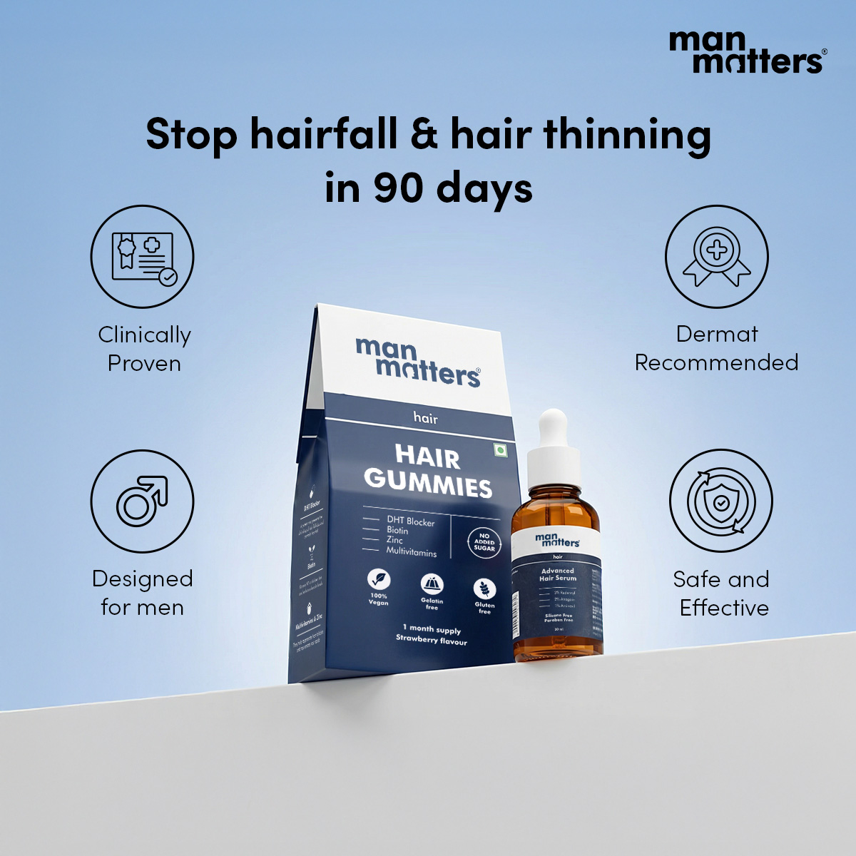 Hair Matters by Man Matters Facebook ad