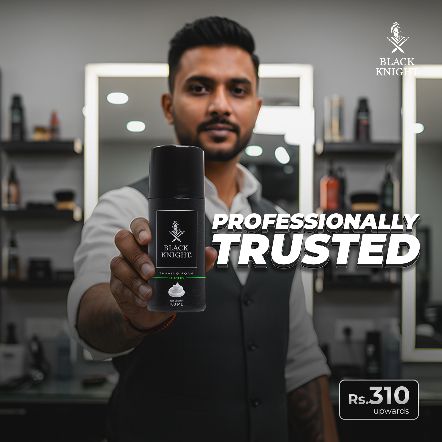 Black Knight Facebook ad: Trusted by professionals.