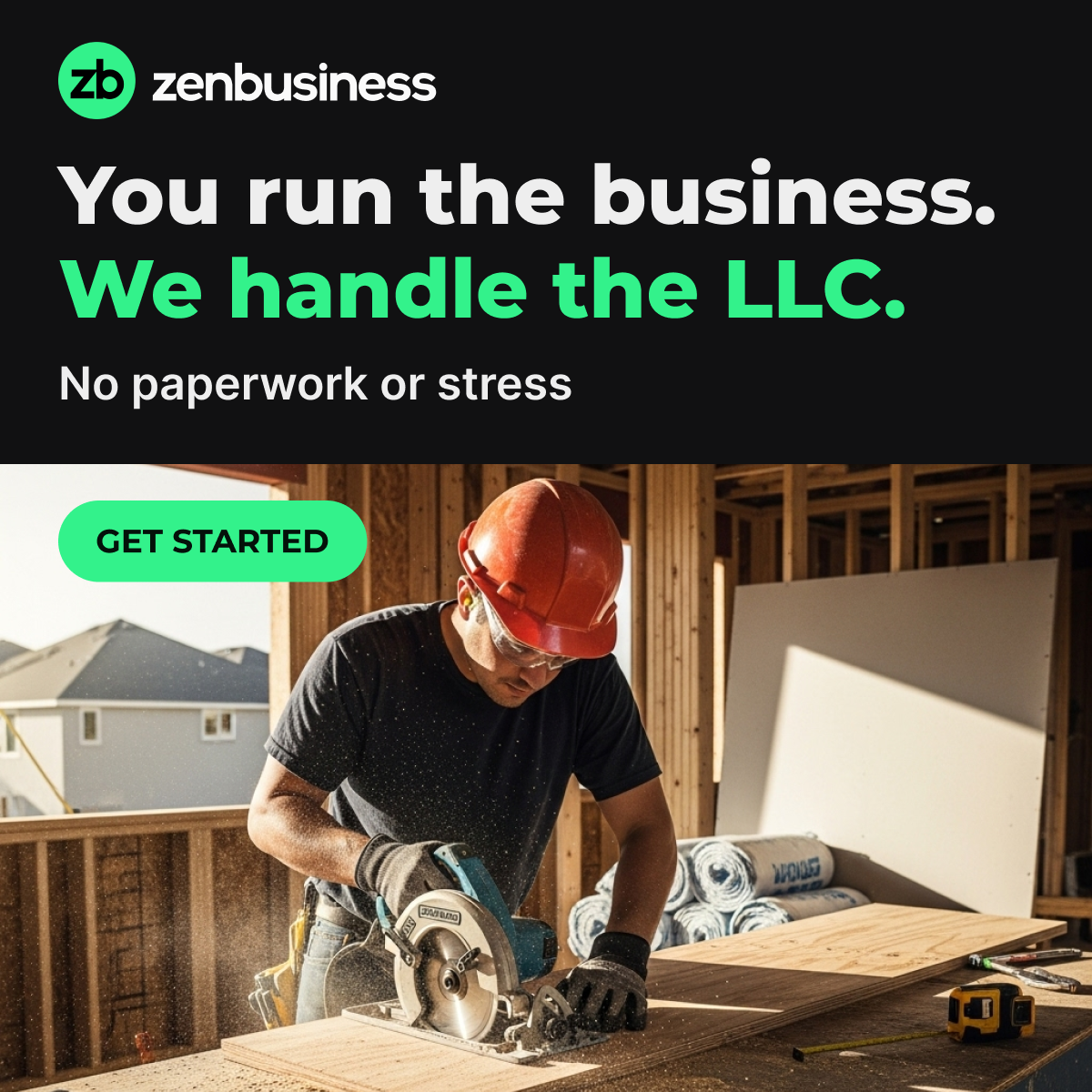 ZenBusiness Facebook ad