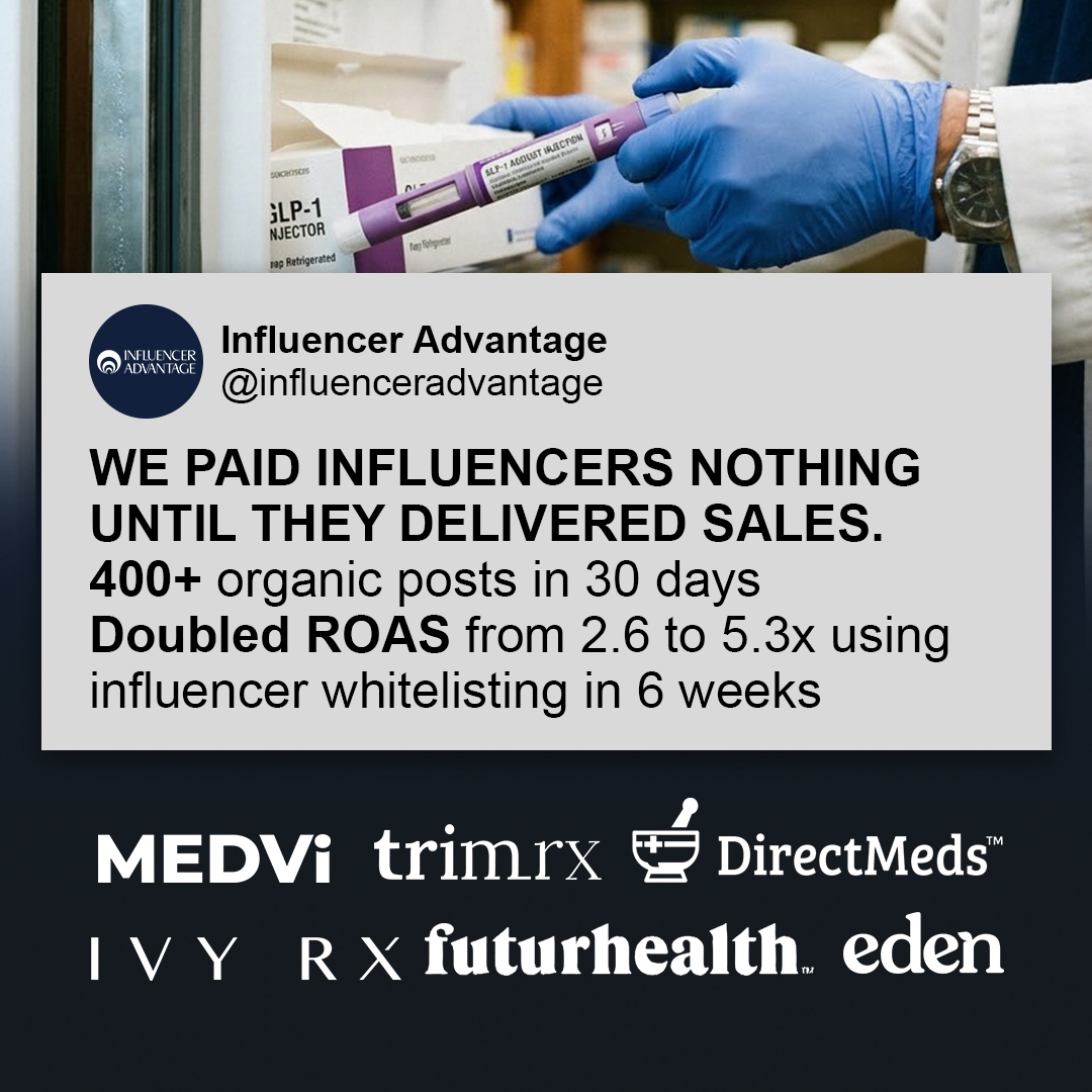 Influencer Advantage Facebook ad