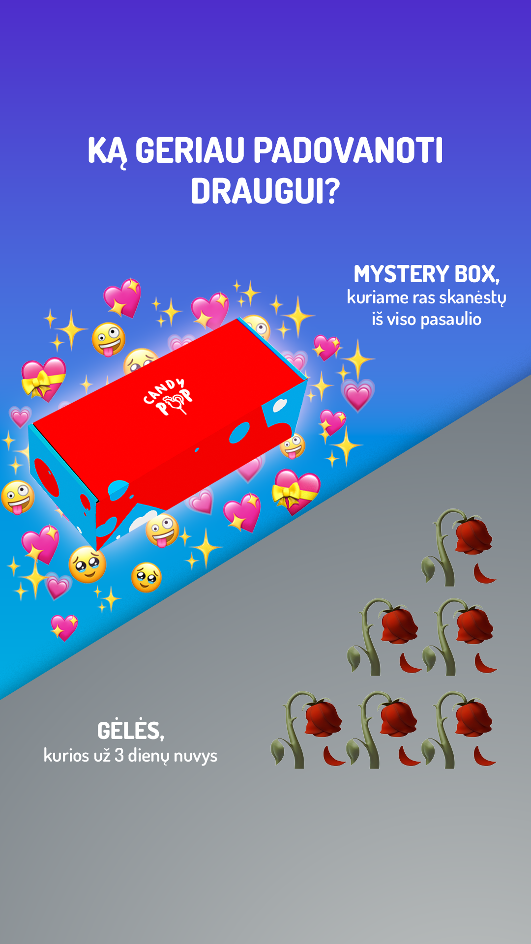 Candy POP Facebook ad