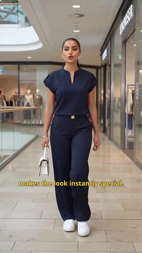 Rablaisie cool Facebook ad: Chic Women's Two-Piece Set, Comfortable polo top &…