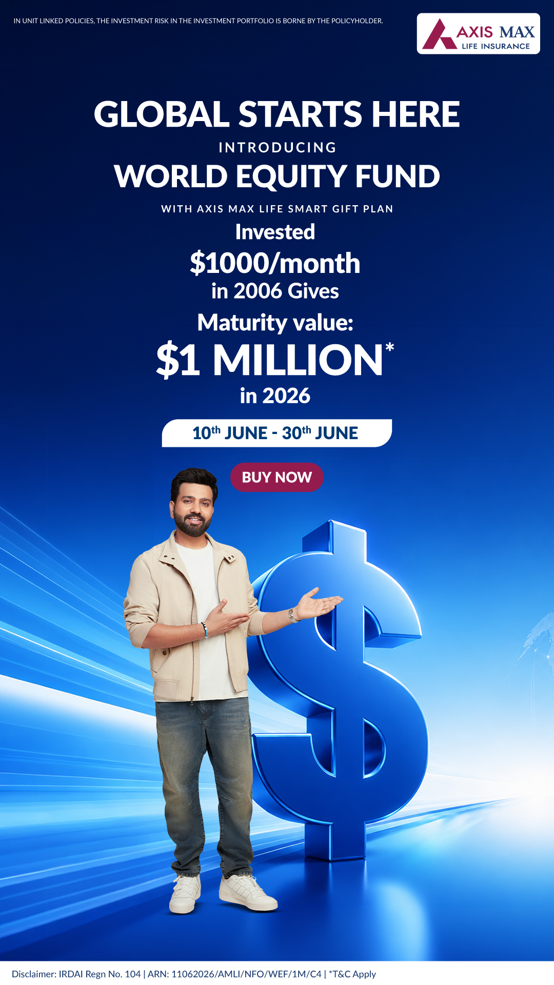 Axis Max Life Insurance Facebook ad