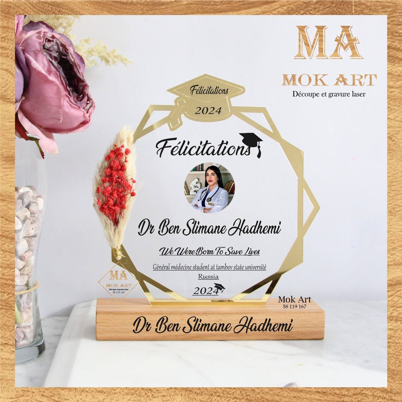 Mok Art Facebook ad: هنالك من أعطوا الكثير فاستحقوا منا الشيئ اليسير…