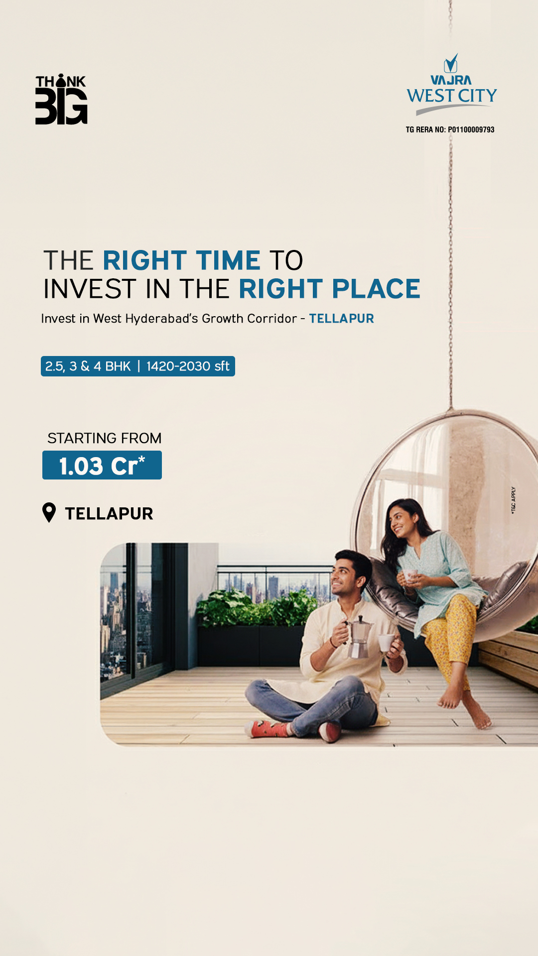 Thinkbig Property Management Facebook ad from Dec 4, 2025