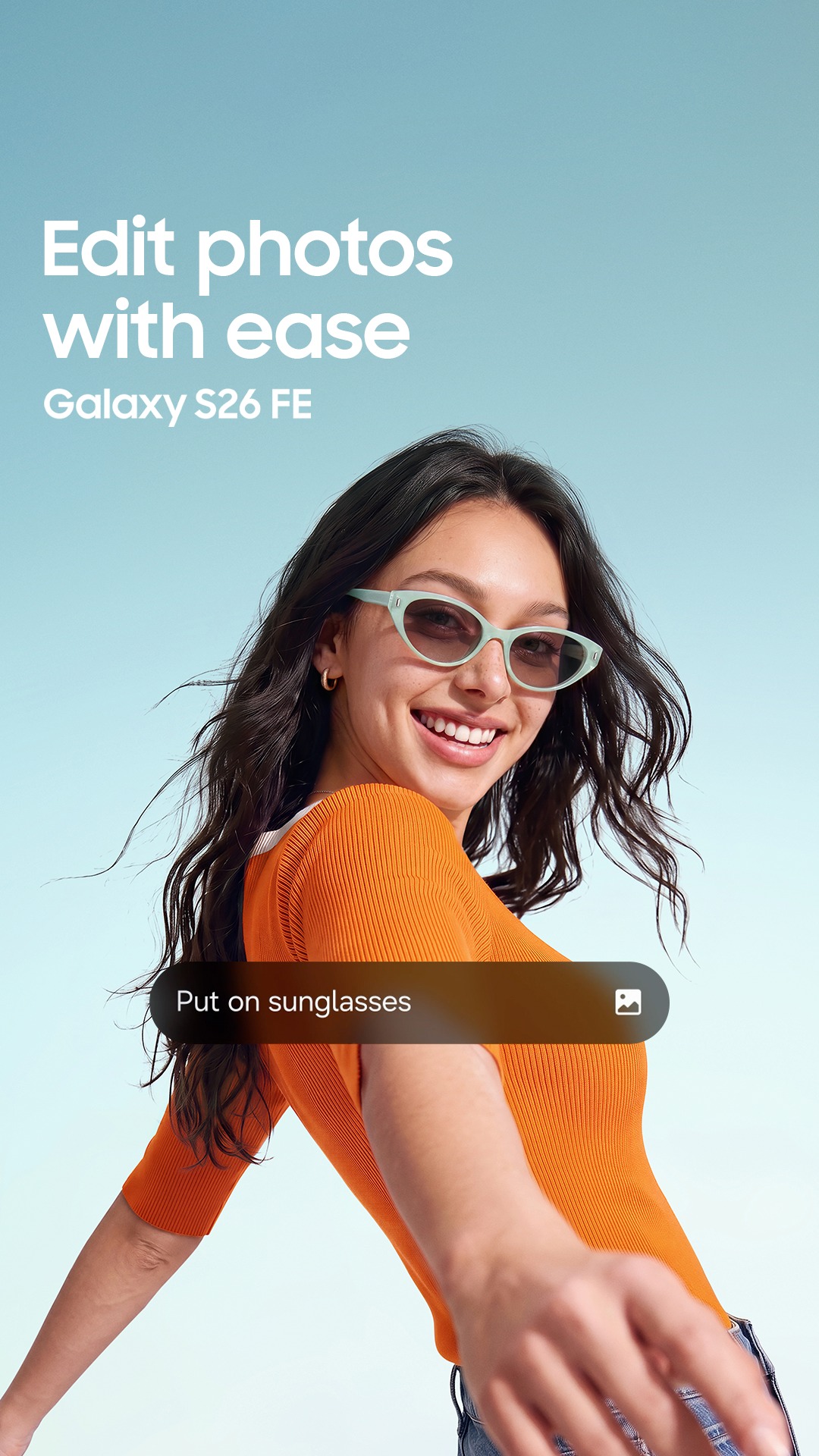 Samsung Facebook ad: When your photo needs a twist