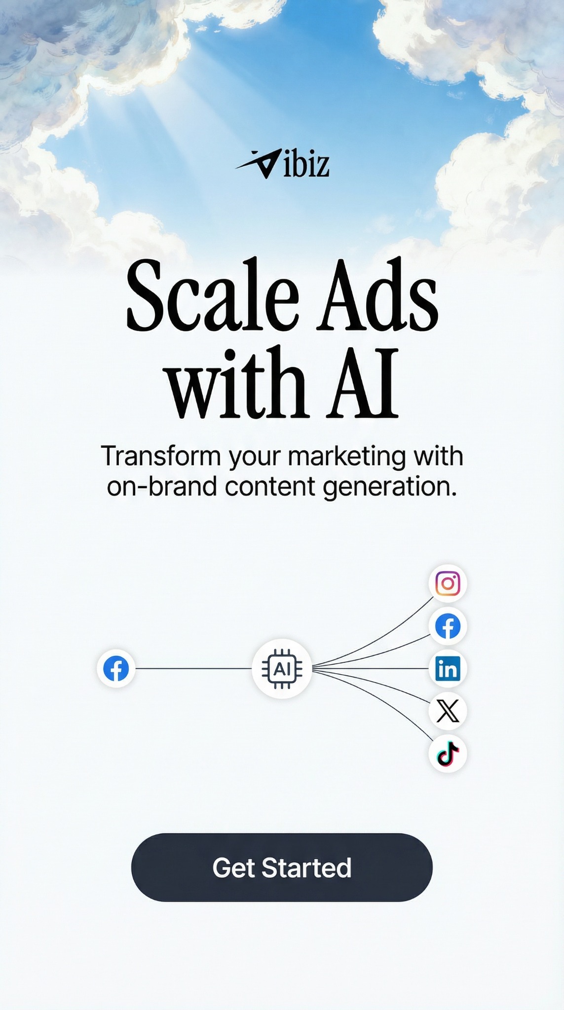 Vibiz Facebook ad
