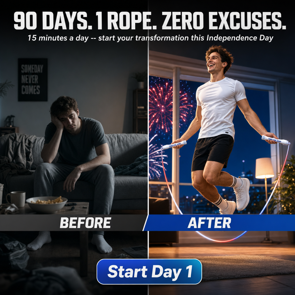 Timeless Jump Facebook ad: 4th of July Sale, Buy 1 Get 1 FREE