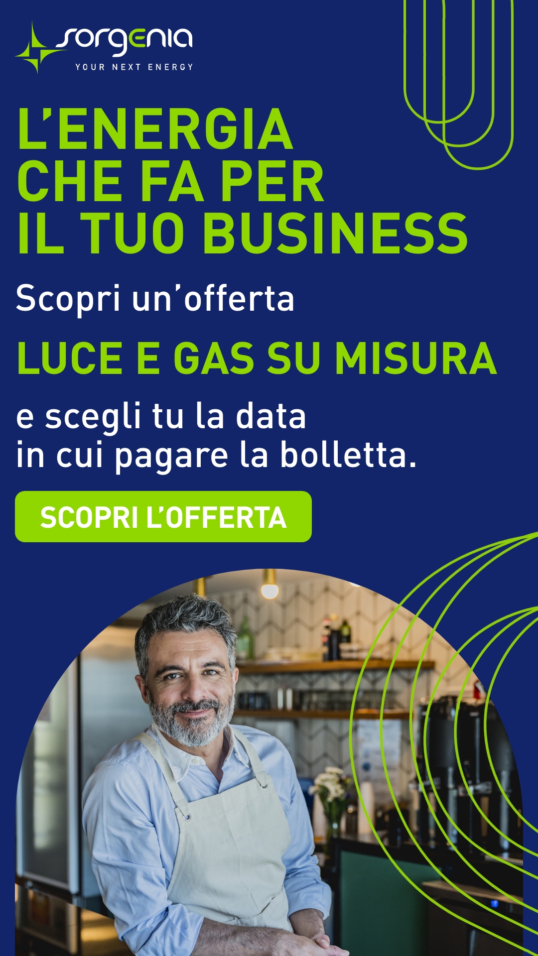 Sorgenia Facebook ad from Feb 17, 2025