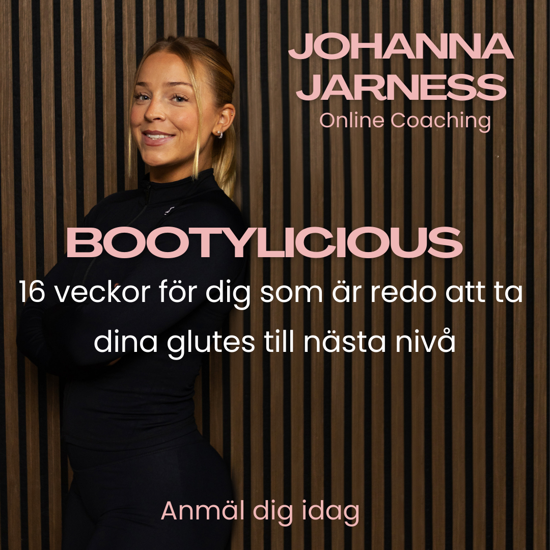 Johanna Jarness Online Coach Facebook ad: Redo att bygga din drömkropp?