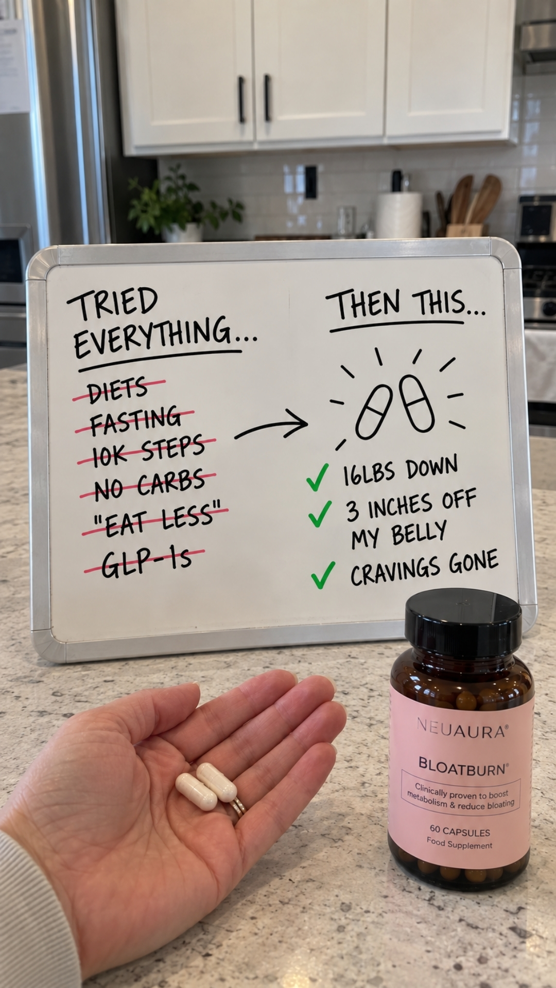 Amanda Thomson Facebook ad: Drop the Lbs in weeks!