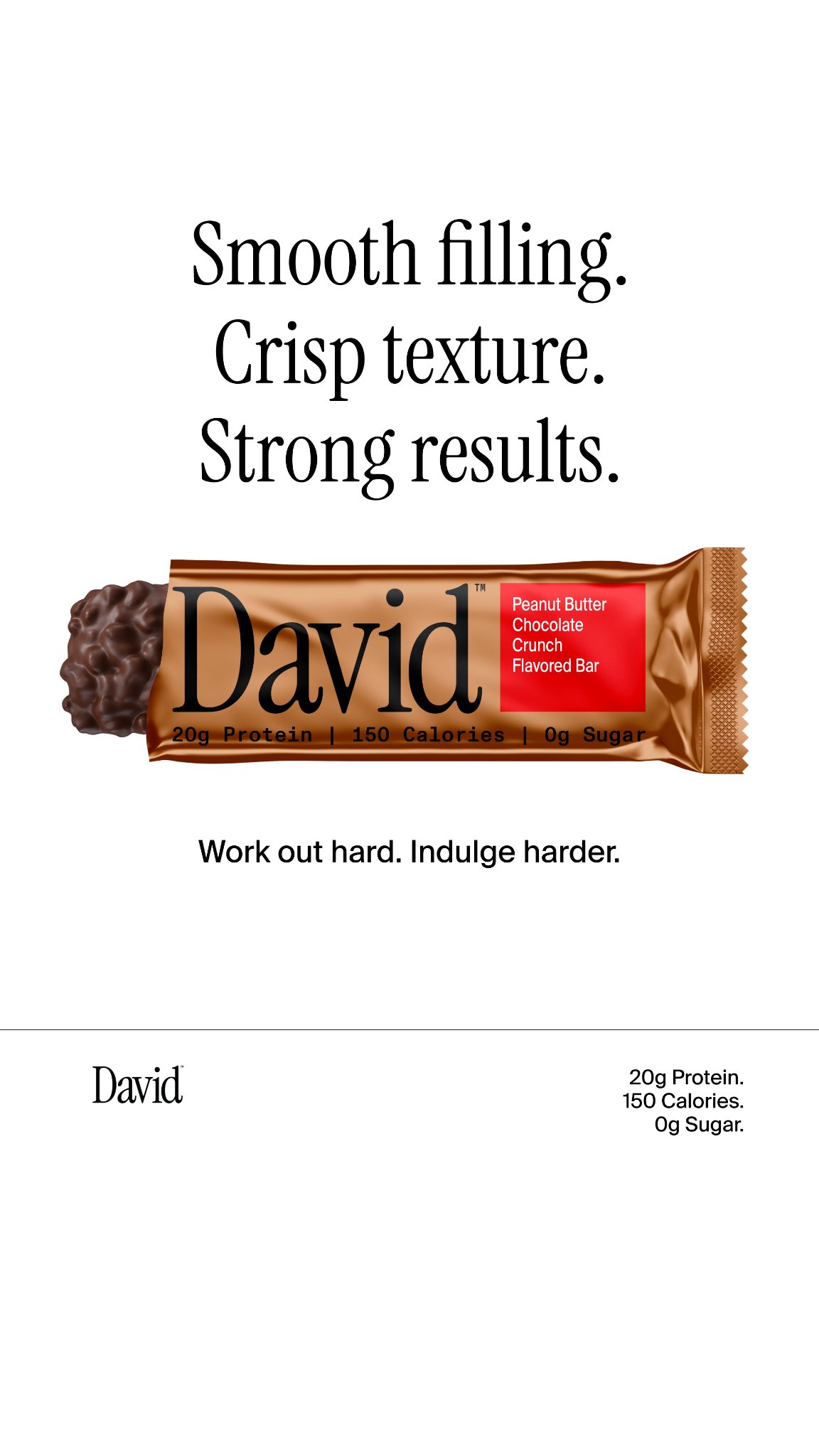 David Protein Facebook ad