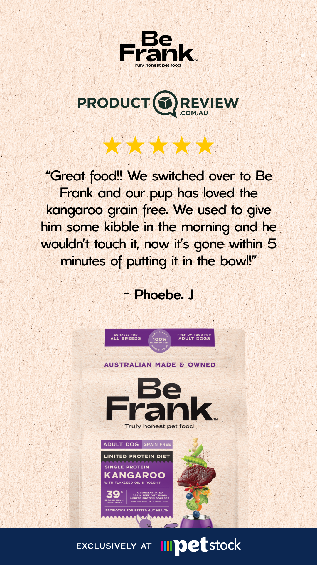Be Frank Facebook ad