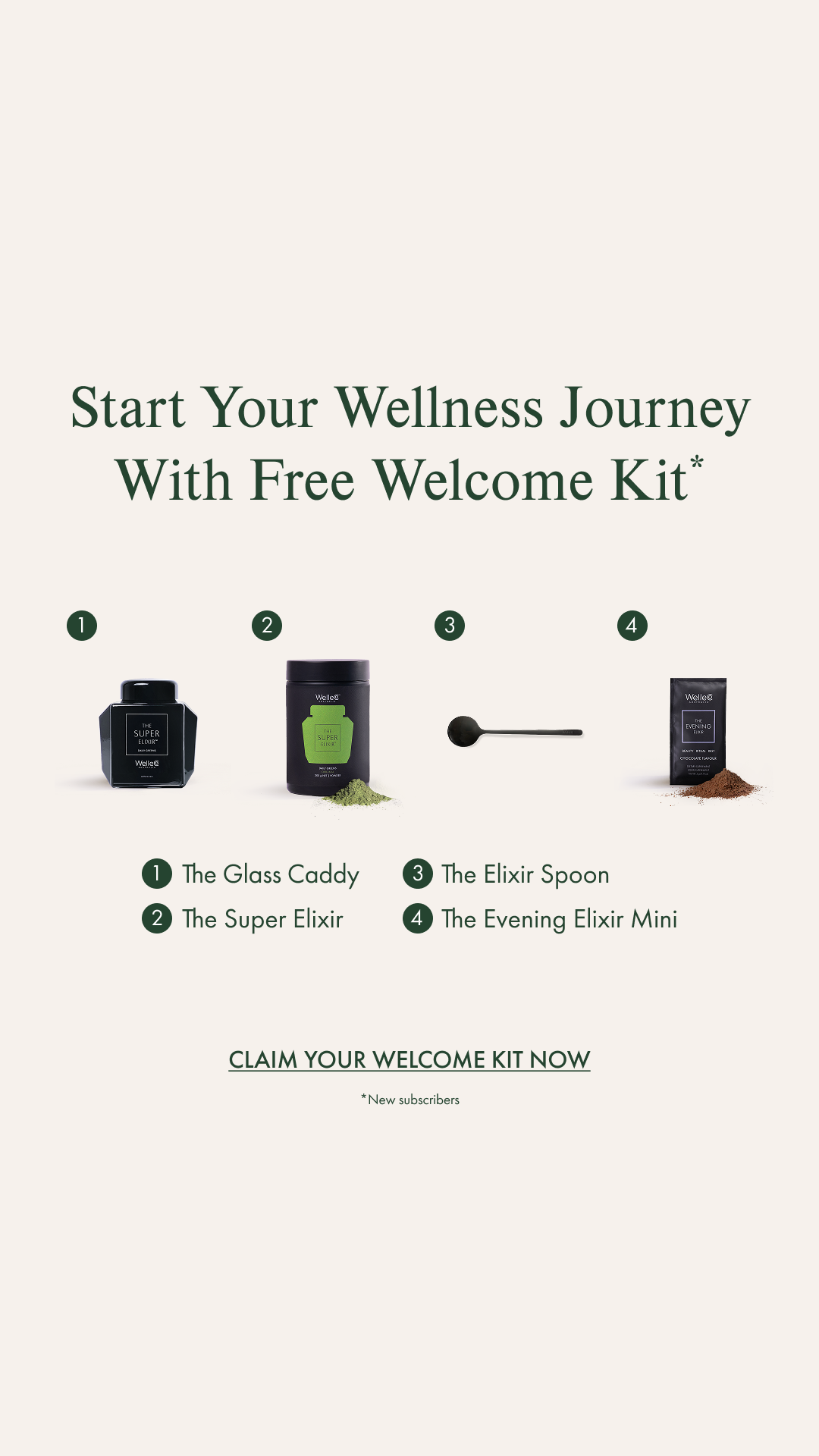 WelleCo Facebook ad