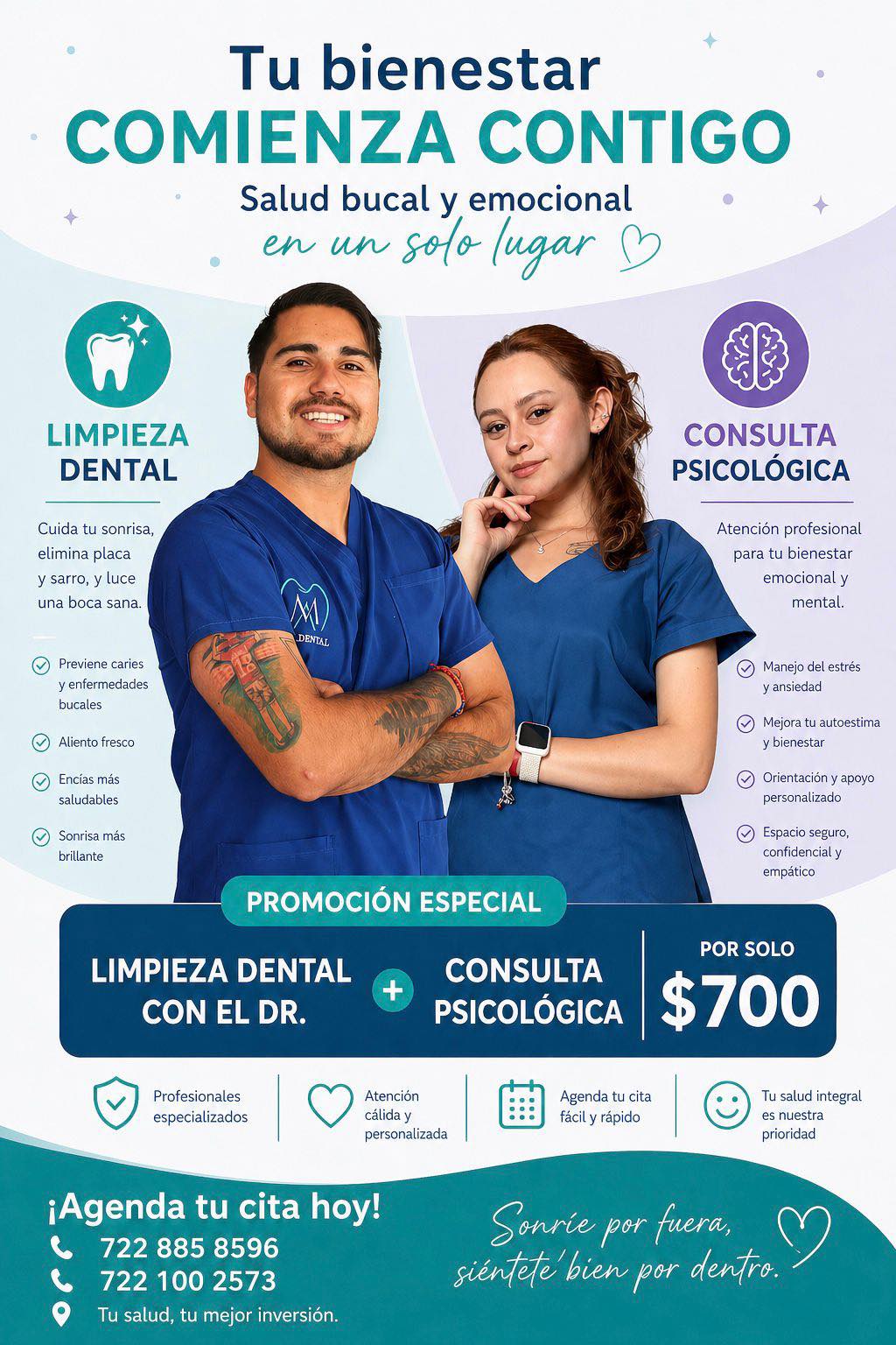 C.D. Axel Ballesteros Facebook ad: Tu bienestar empieza contigo