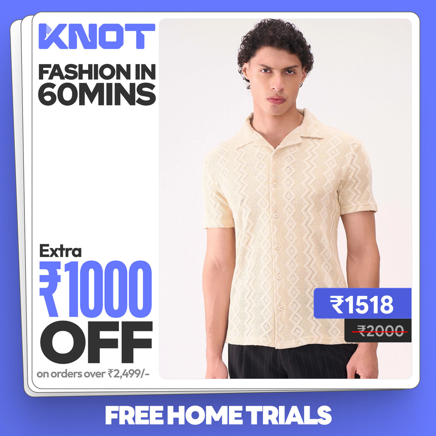 KNOT - 60 Mins Fashion Delivery Facebook ad