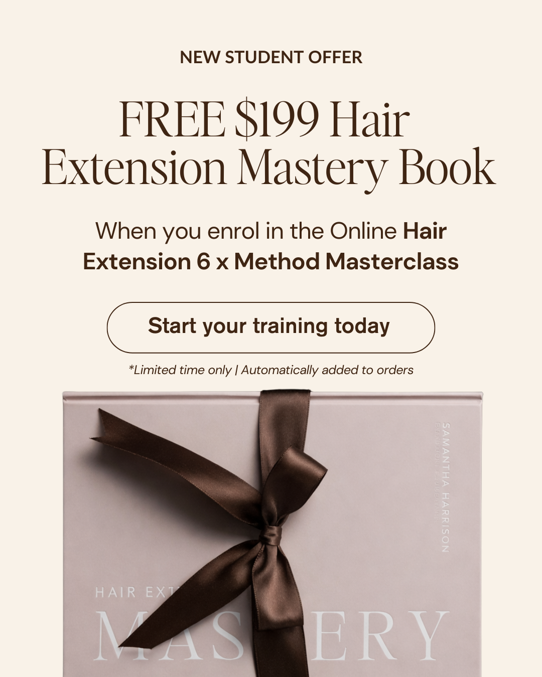 Samantha Harrison Hair Extensions Facebook ad