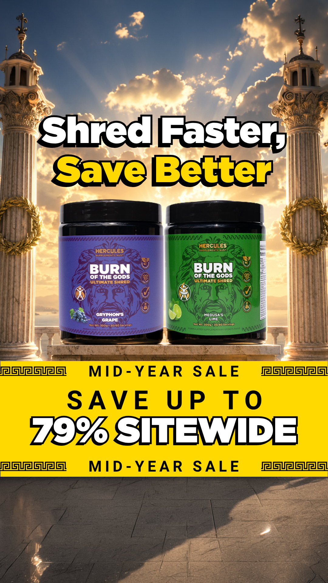 Hercules Supplements Aust Facebook ad