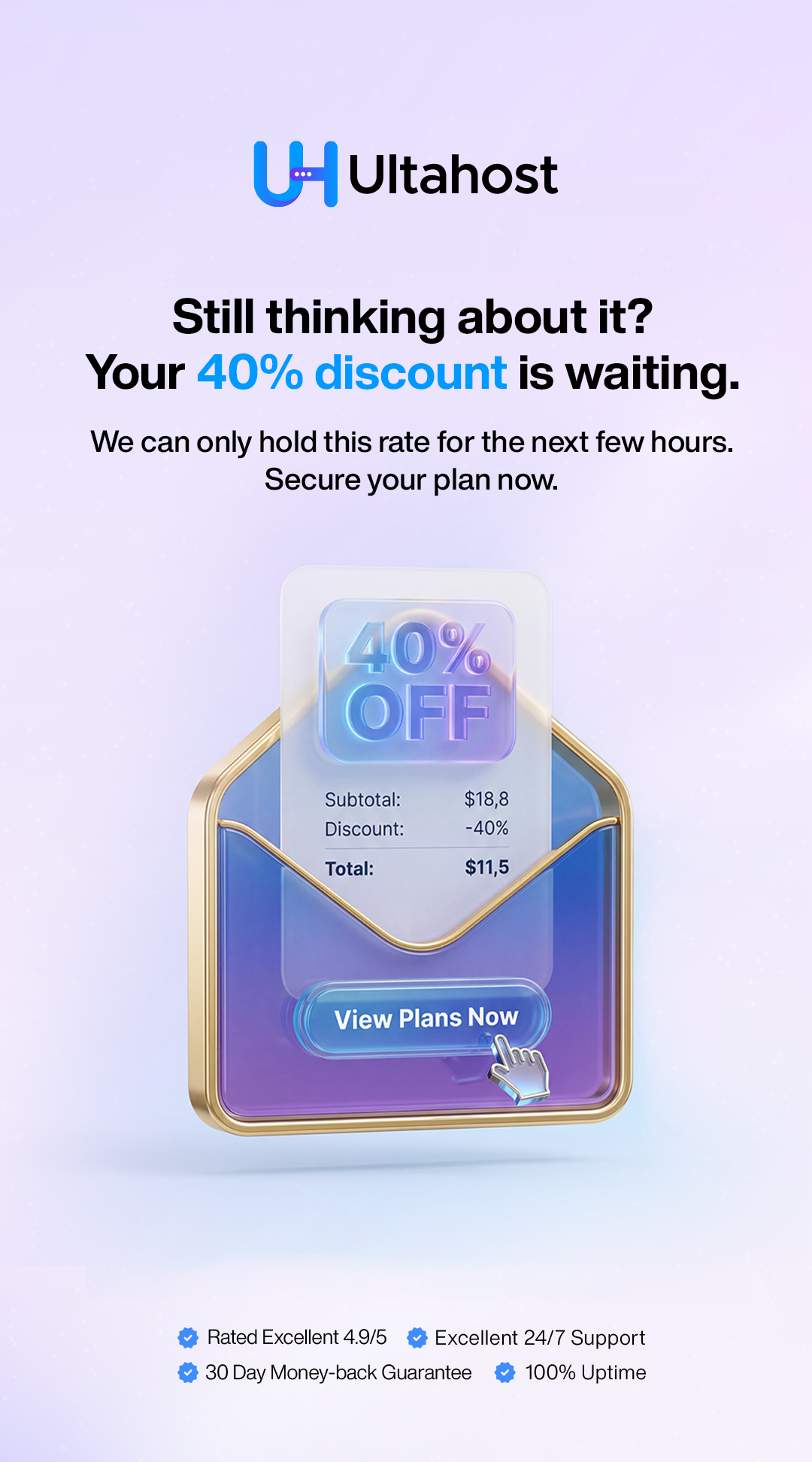 UltaHost Facebook ad