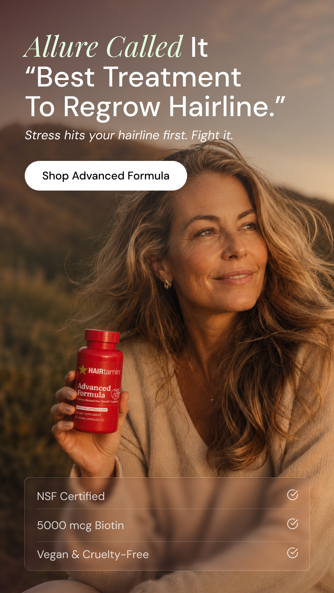 HAIRtamin Facebook ad