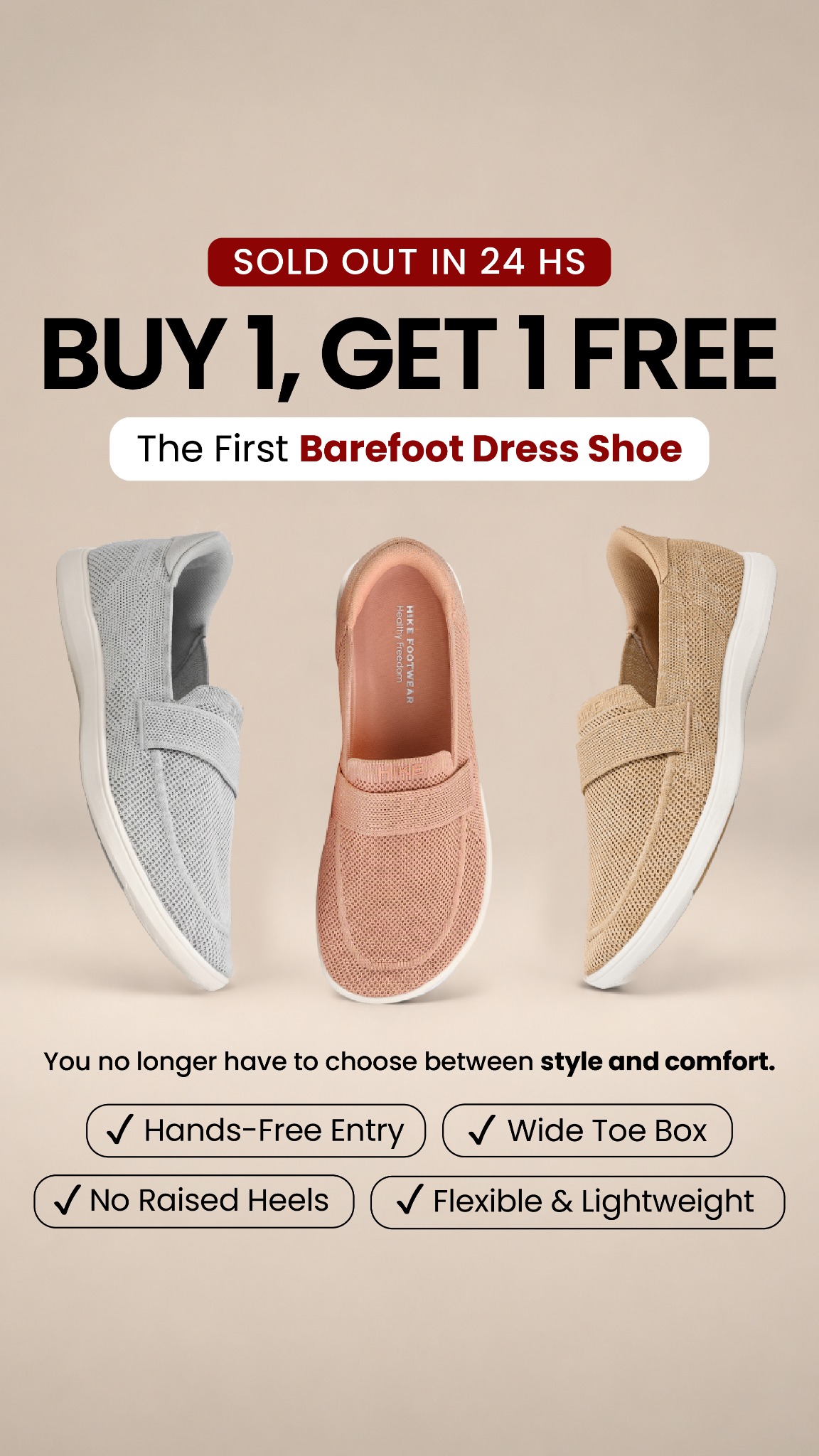 HIKE Footwear Facebook ad