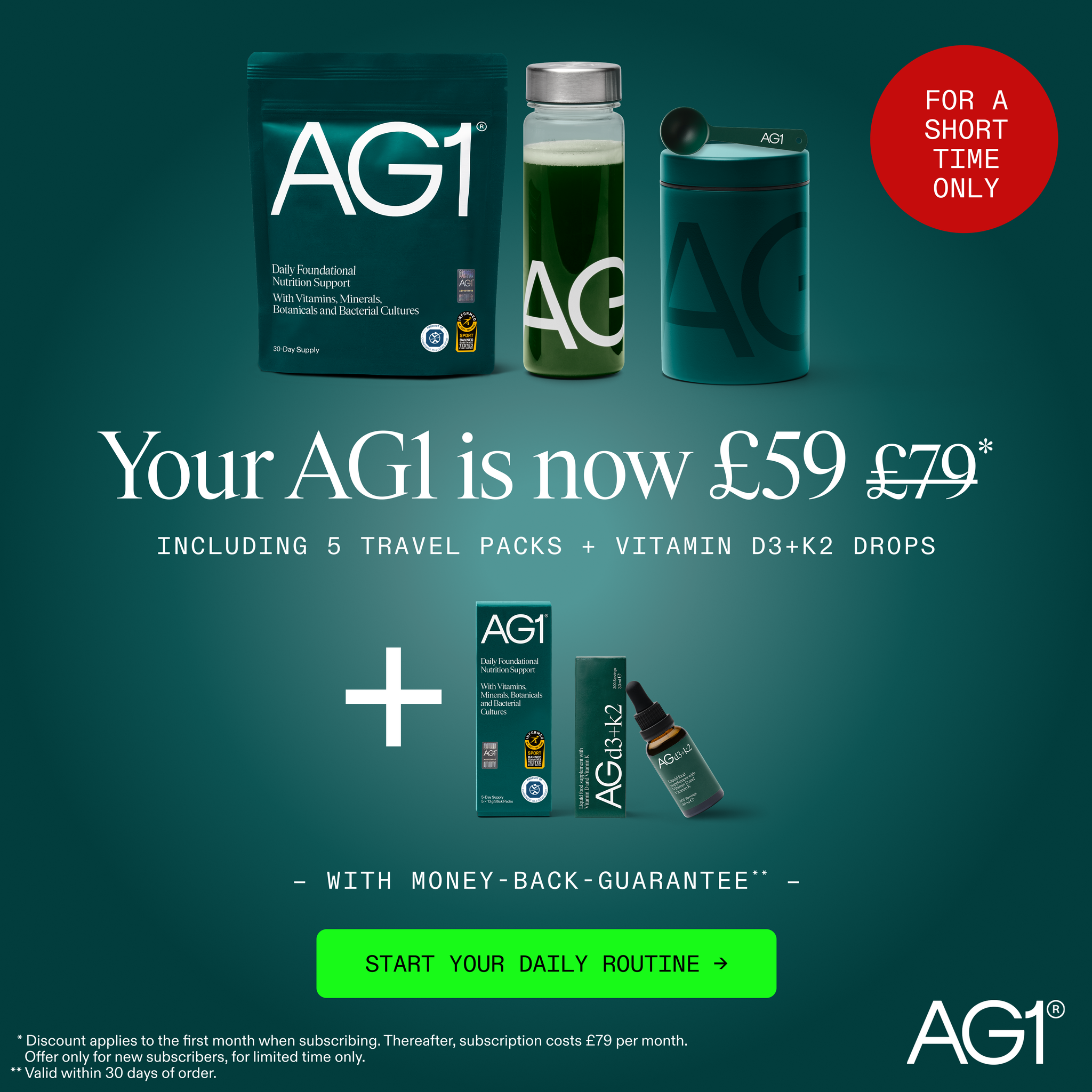 AG1 by Athletic Greens Facebook ad
