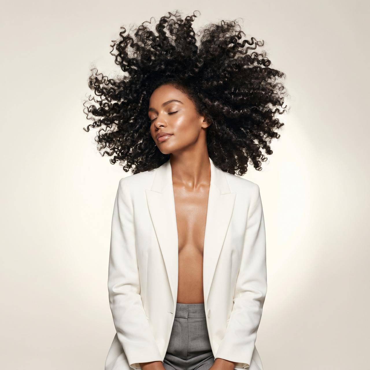 Frojus - Curly Hair Products Facebook ad: Your best curls start here.