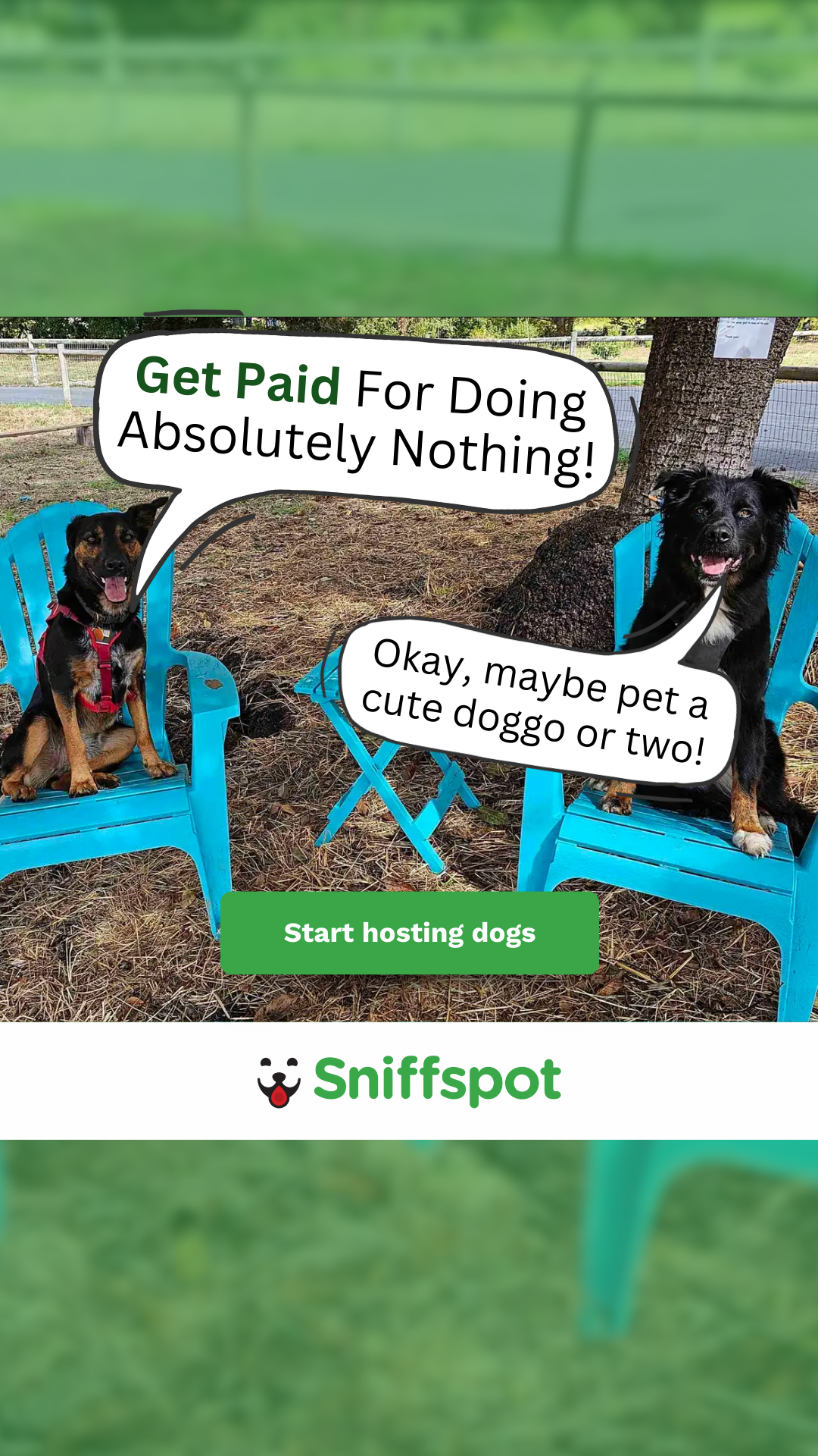 Sniffspot Facebook ad
