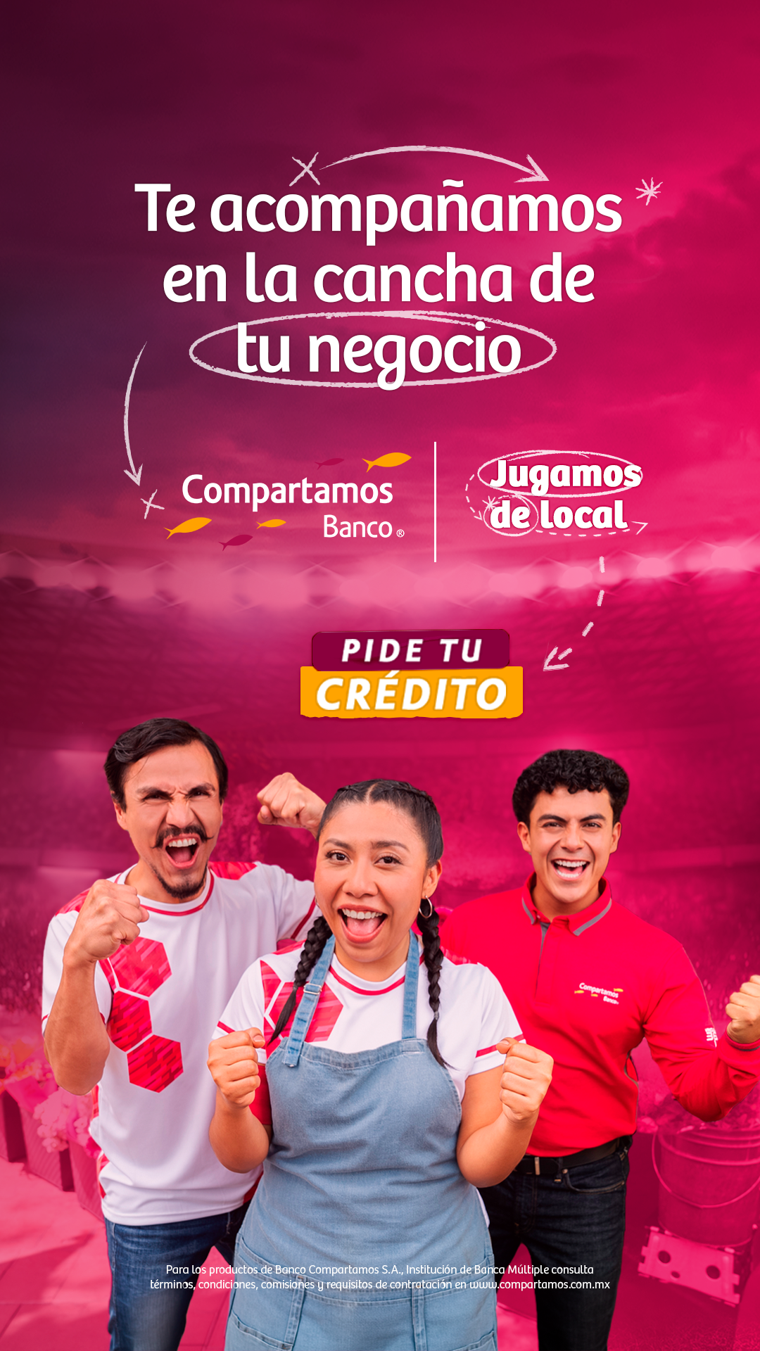 Compartamos Banco Facebook ad from May 11, 2026