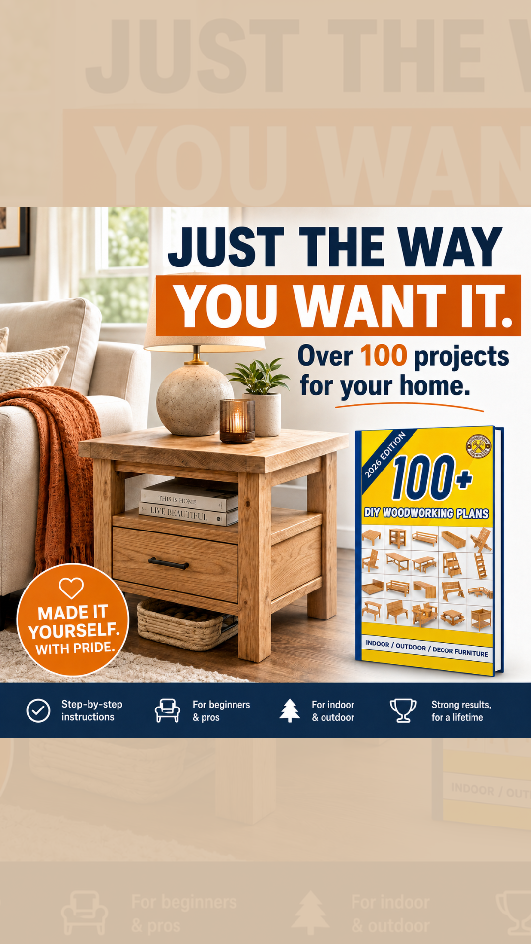 WoodCrafts DIY Facebook ad