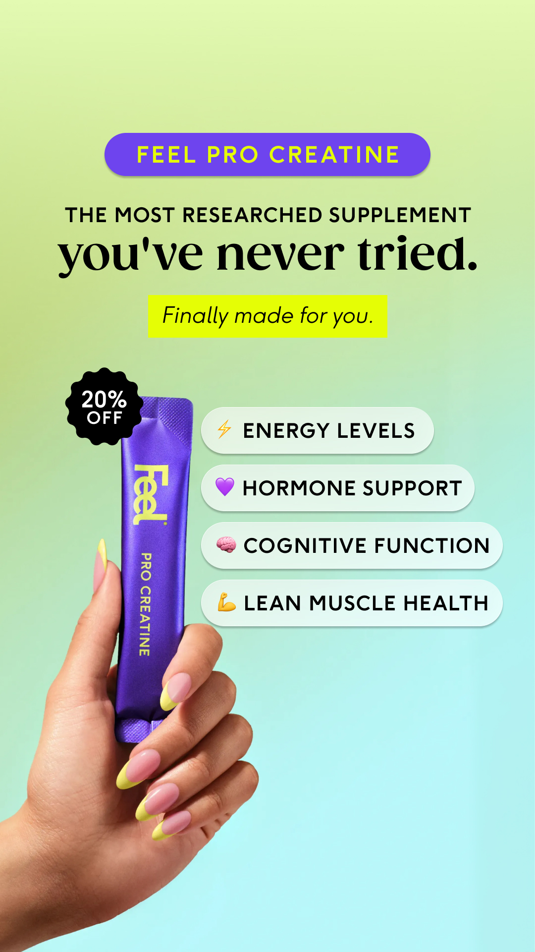 Feel Facebook ad