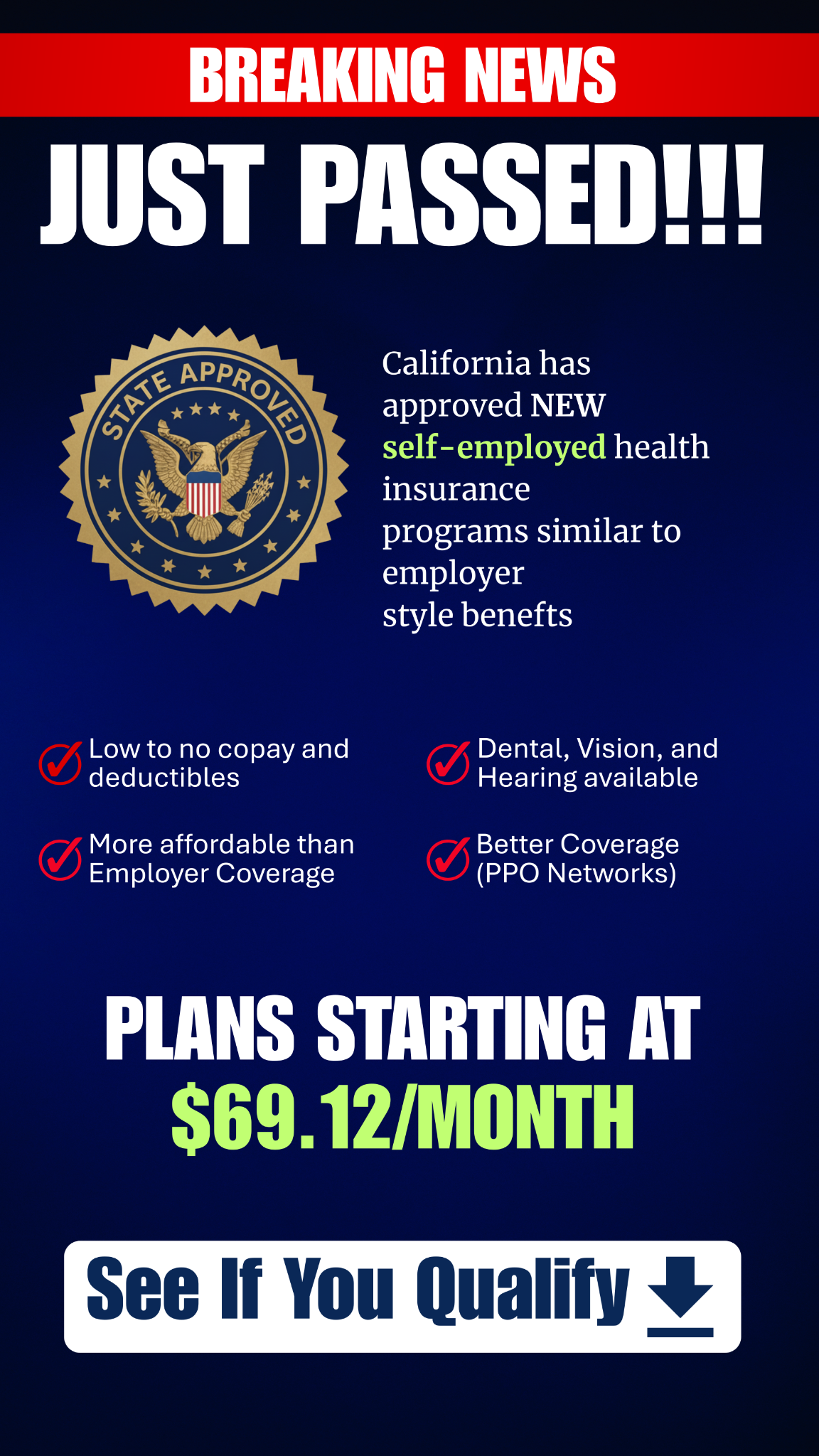 Health Mutual Network Insurance Solutions Facebook ad from Jan 23, 2026