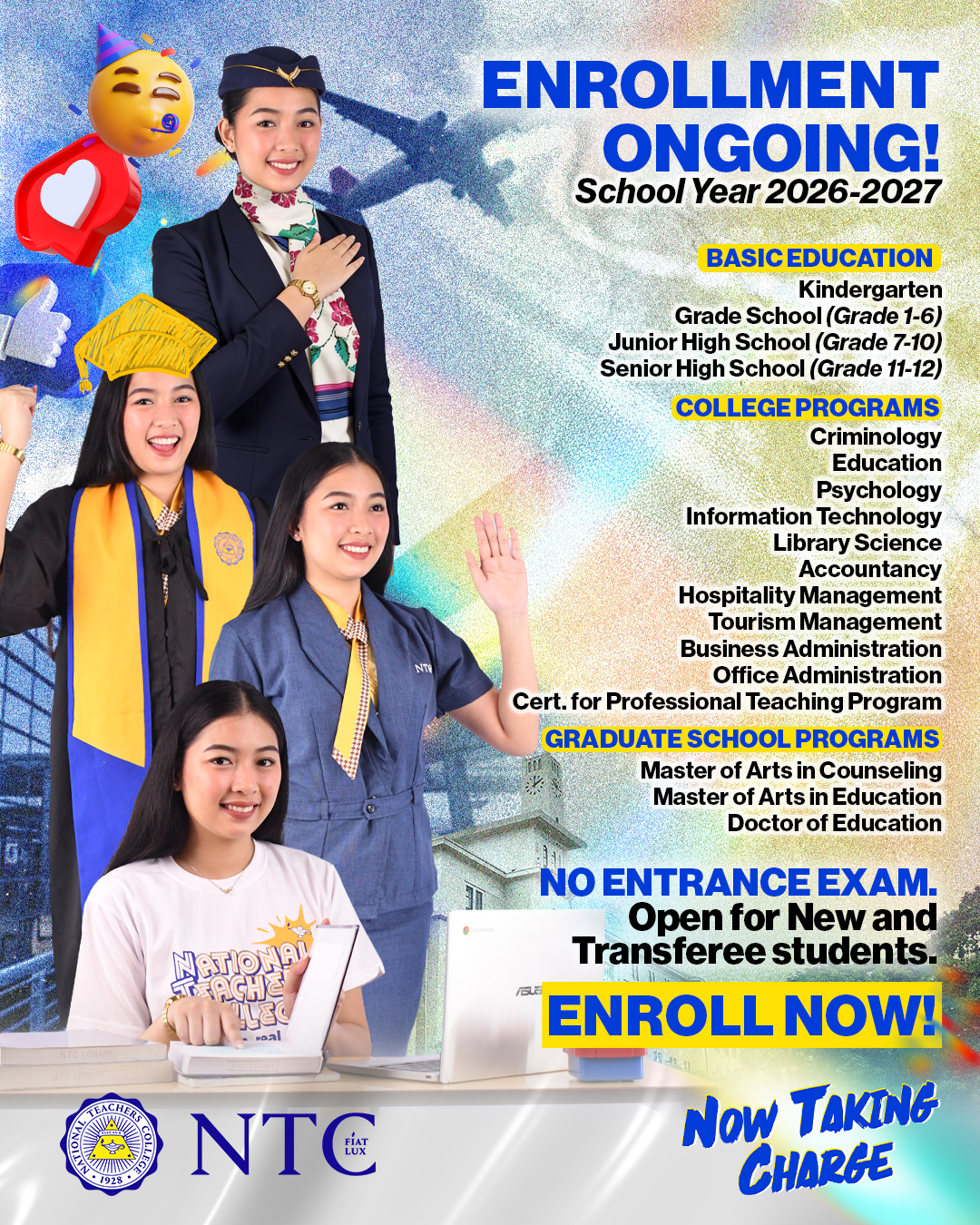 National Teachers College Facebook ad