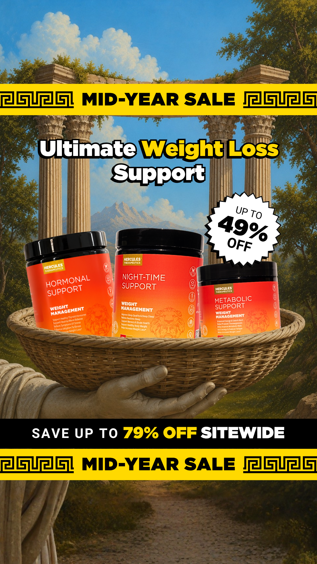 Hercules Supplements Aust Facebook ad
