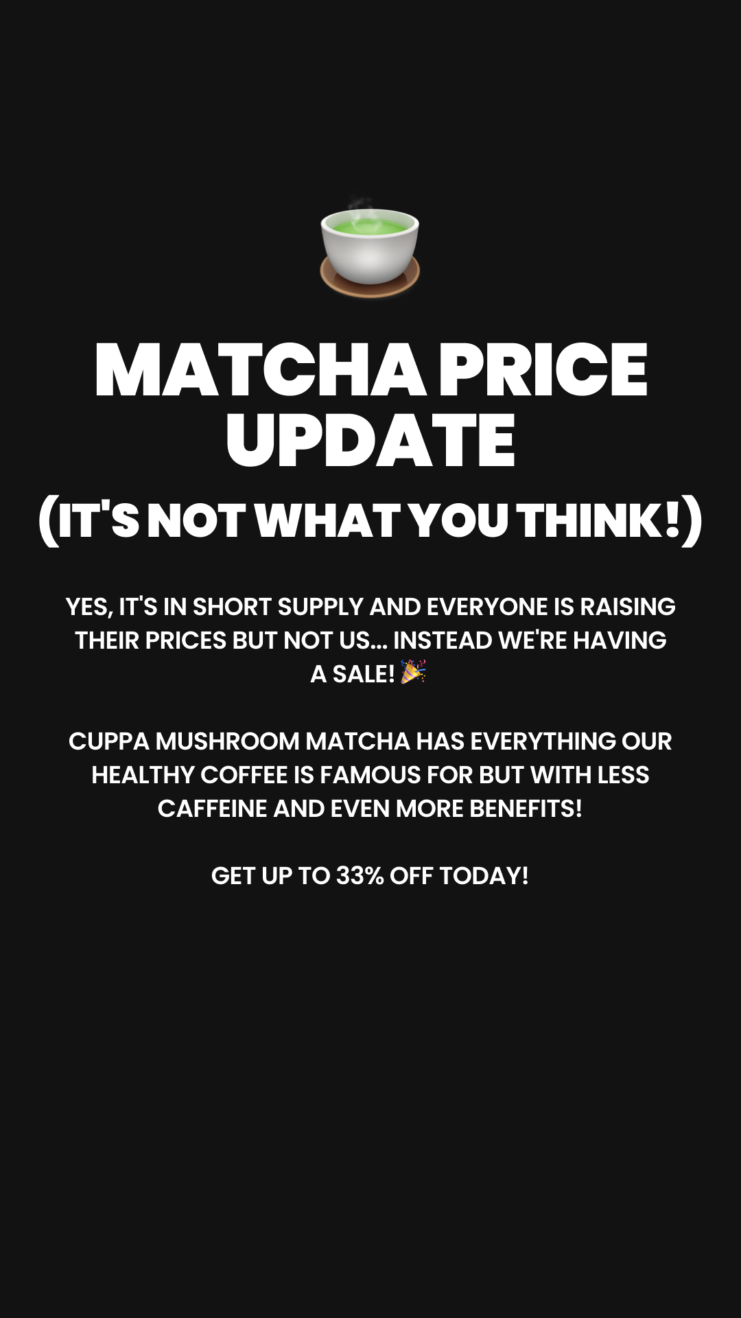 Better Cuppa Facebook ad