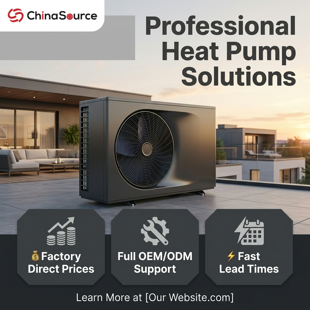 EaseSourcing Service Facebook ad: Reliable Air Source Heat Pump Solutions for Global…