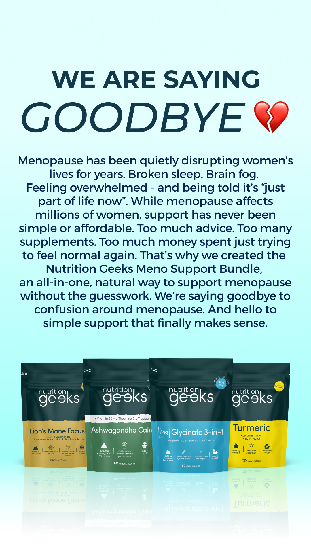 Nutrition Geeks Facebook ad